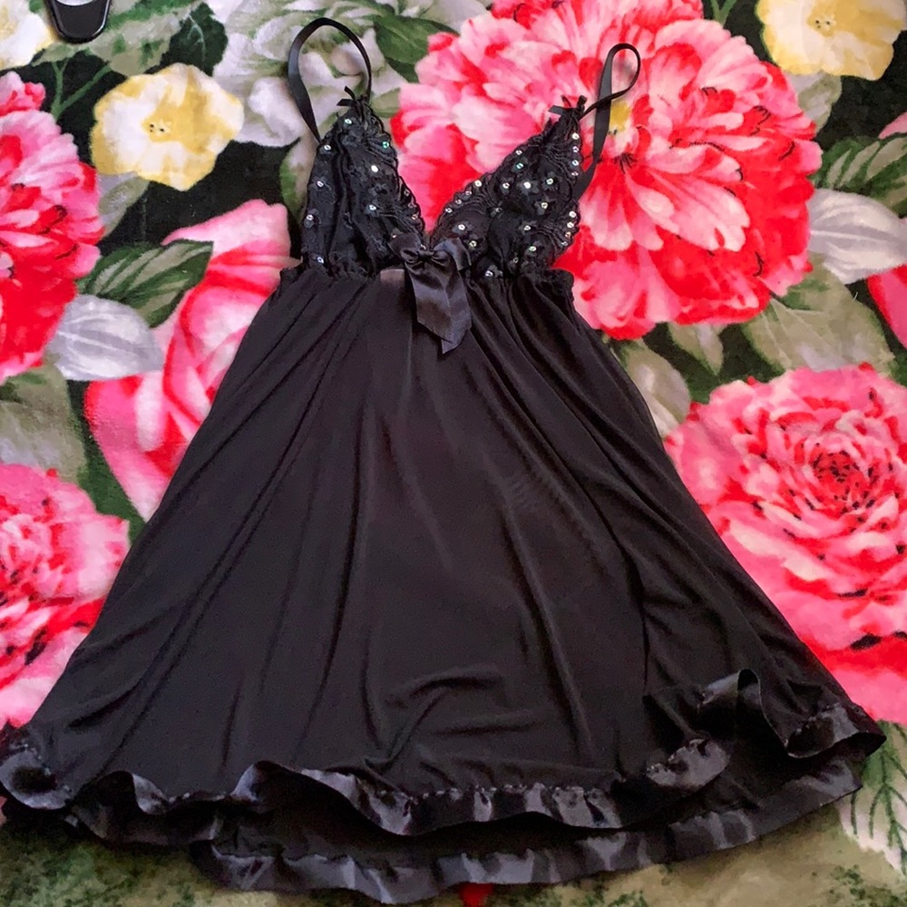 Black lingerie